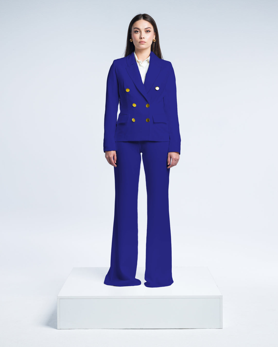 TEXTURED DOUBLE-BREASTED SUIT