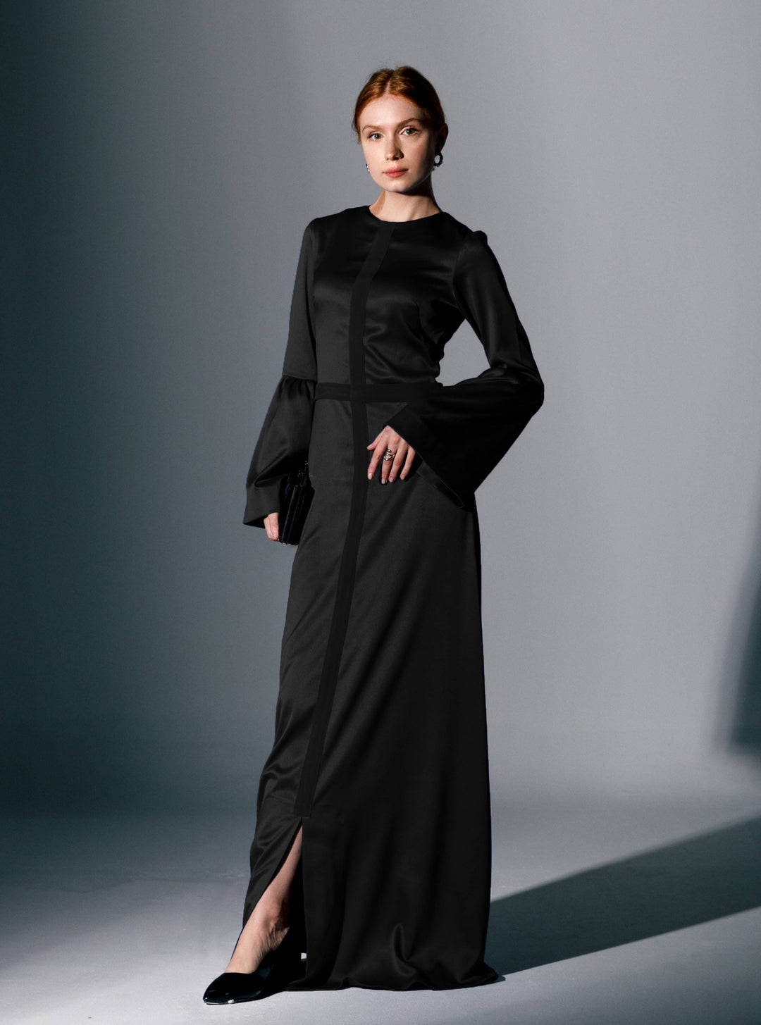 فستان حريري