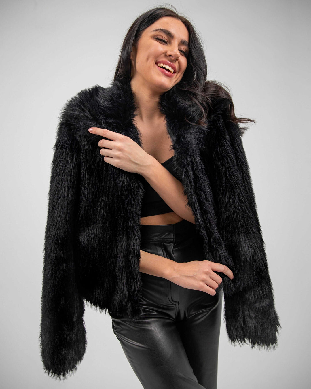 FAUX FUR JACKET