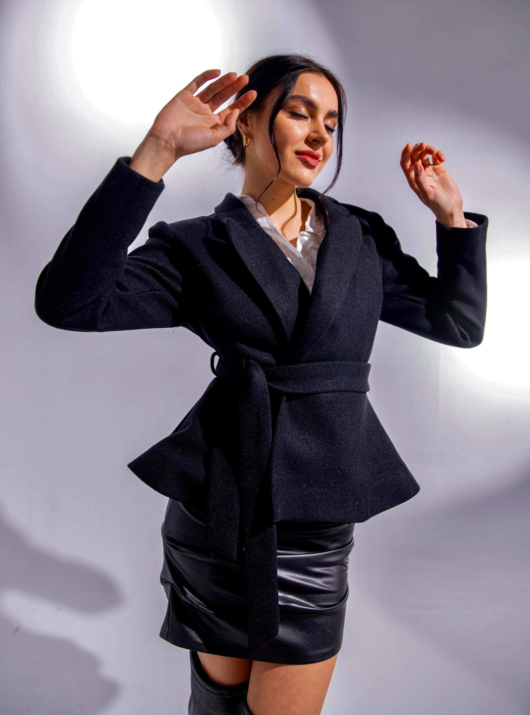 سترة صوف مضغوطة