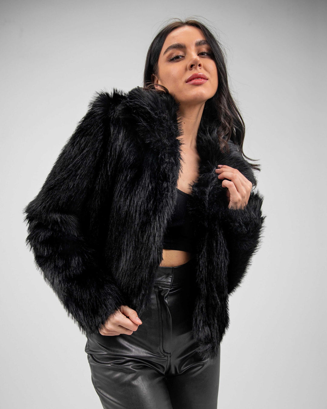 FAUX FUR JACKET