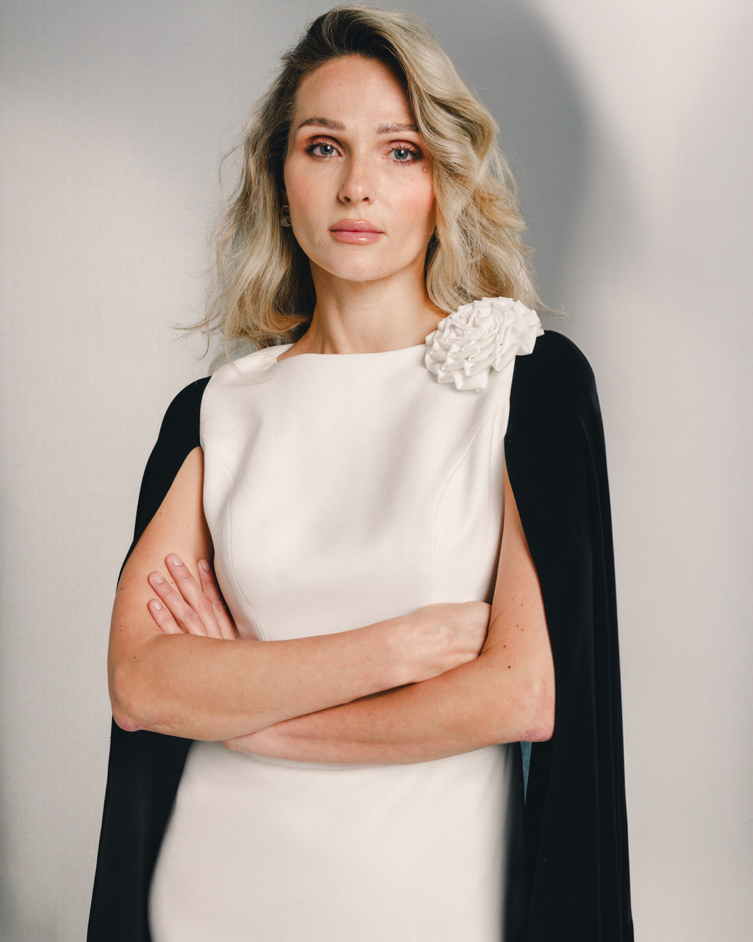 SERA CAPE MAXI DRESS