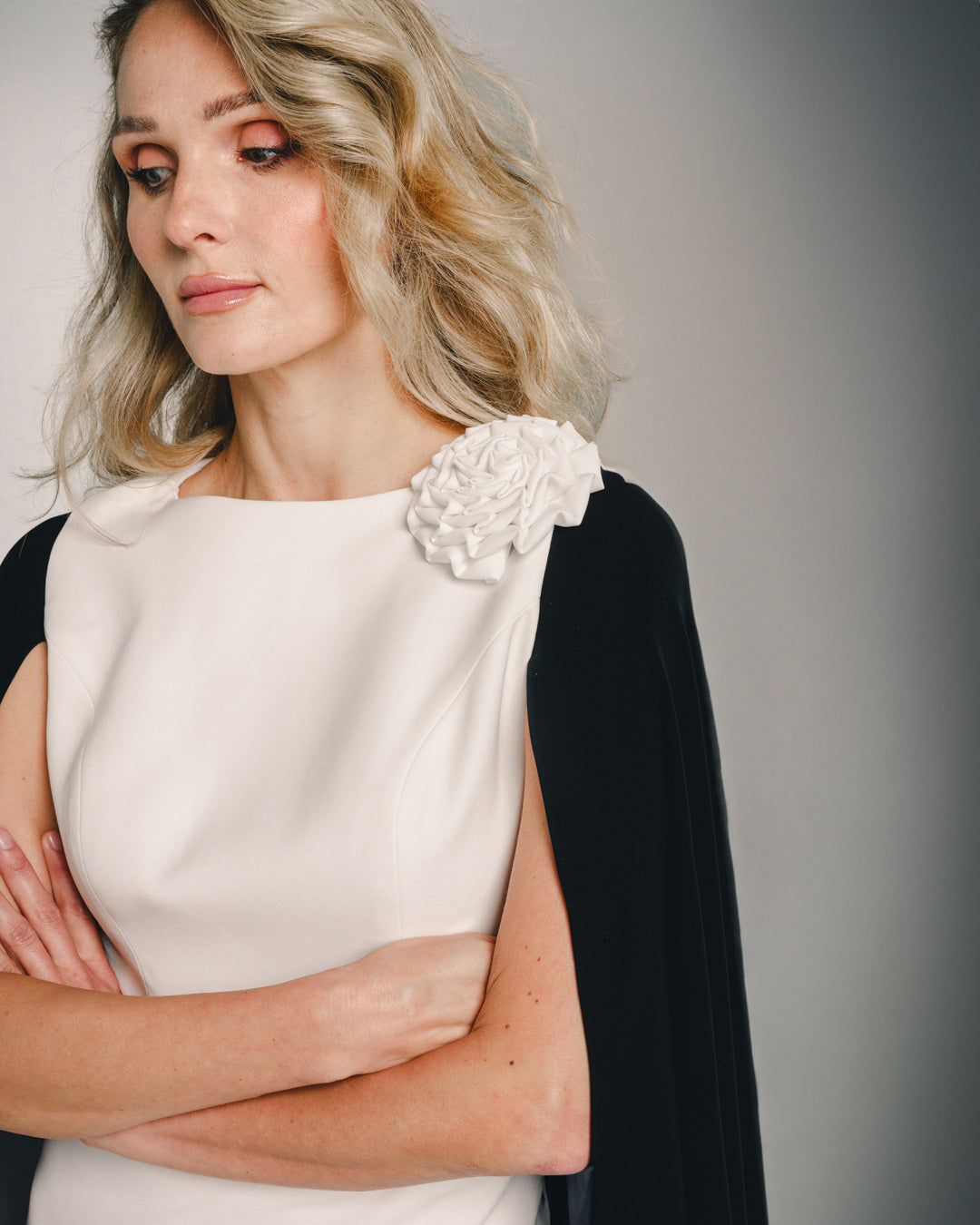 SERA CAPE MAXI DRESS