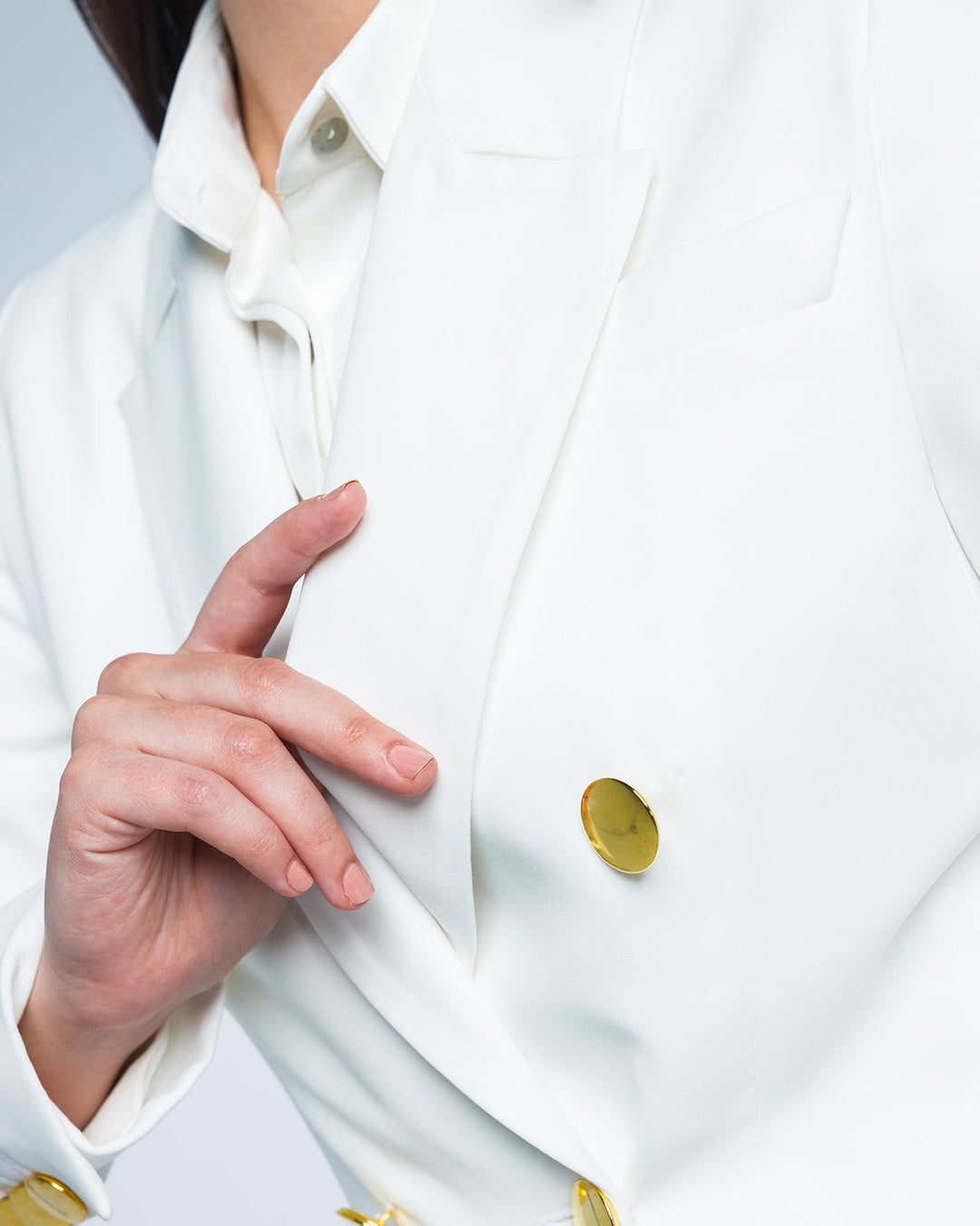 TEXTURED DOUBLE-BREASTED SUIT