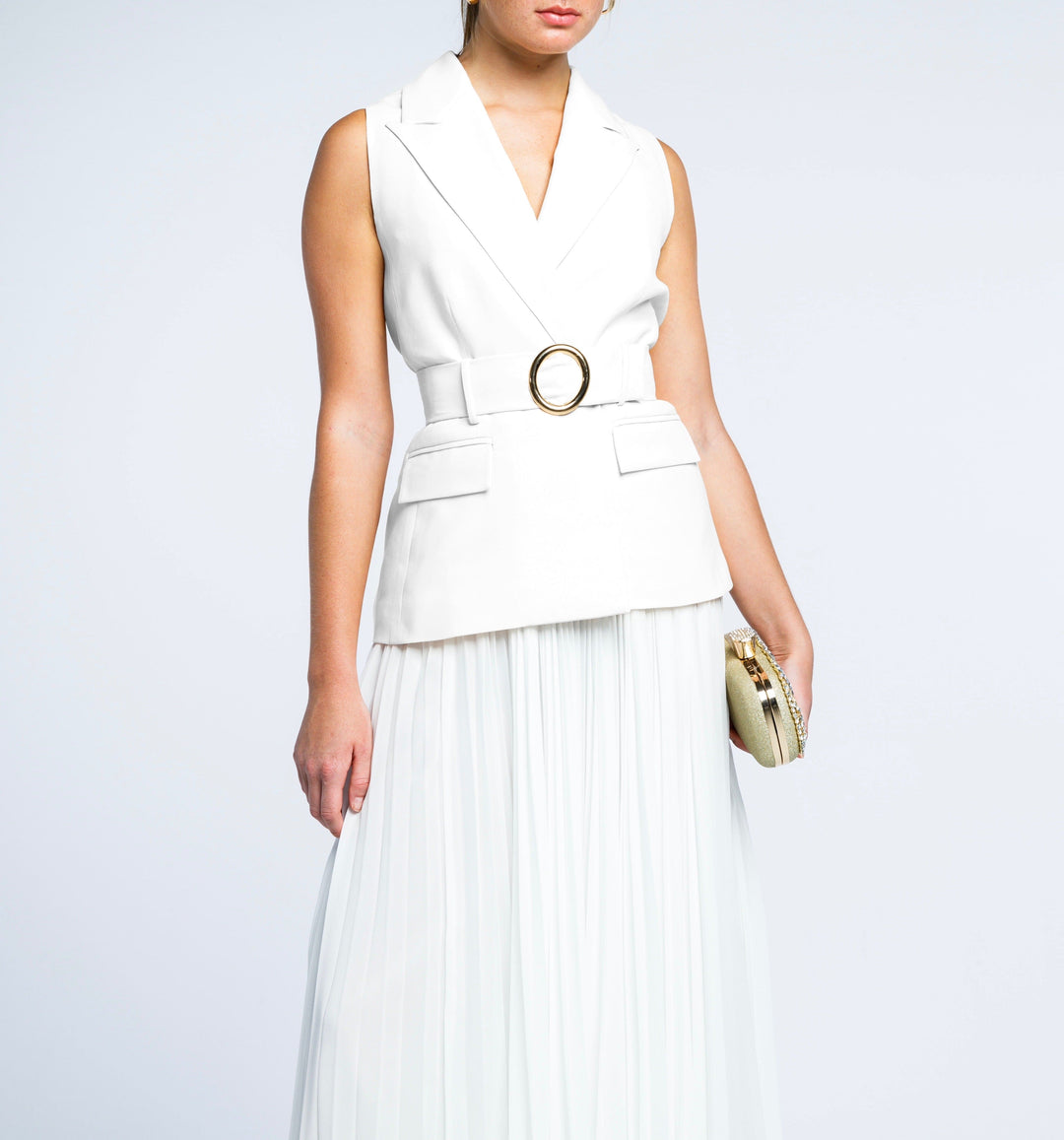 بليزر سترة بخصر محزم