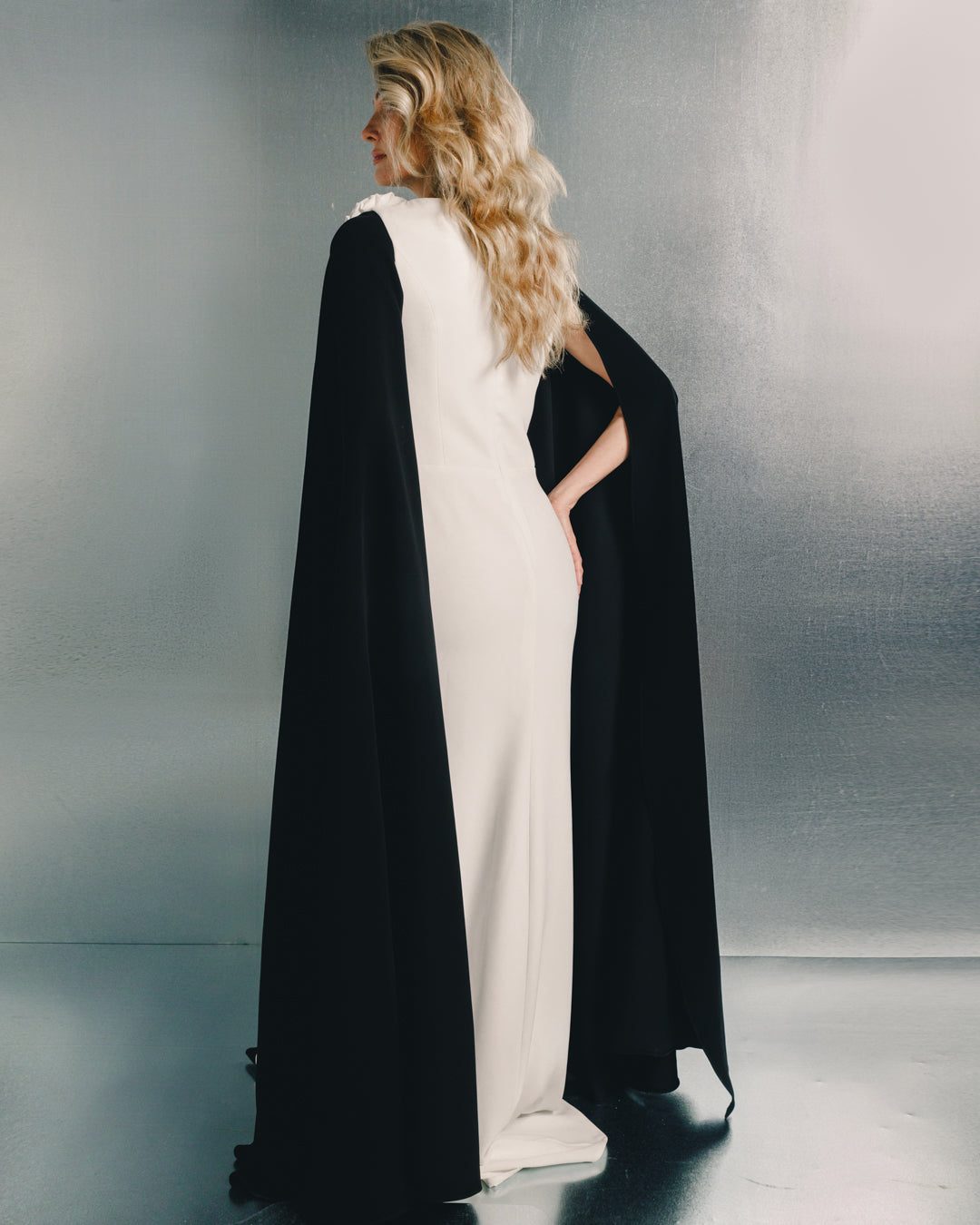 SERA CAPE MAXI DRESS