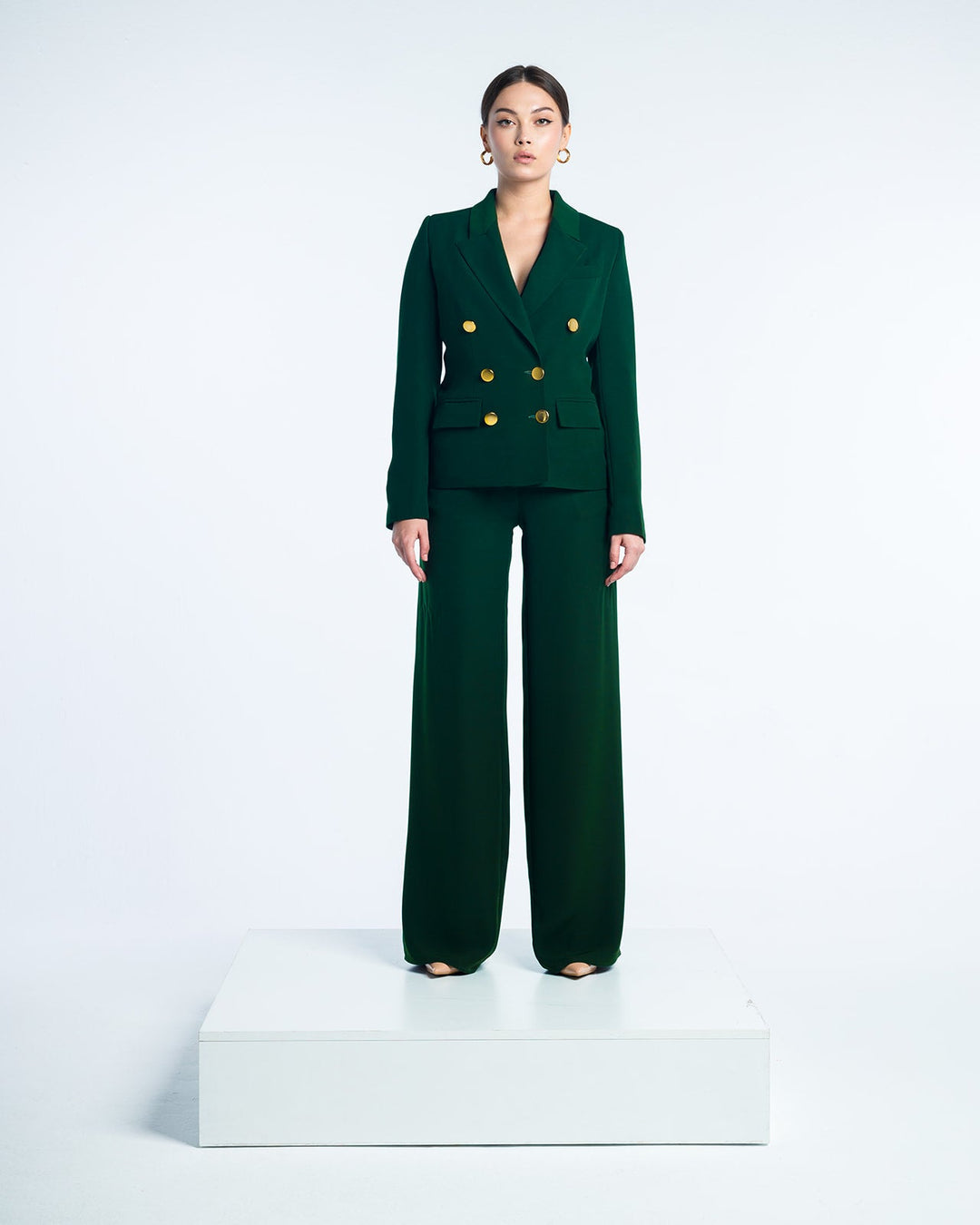 TEXTURED DOUBLE-BREASTED SUIT