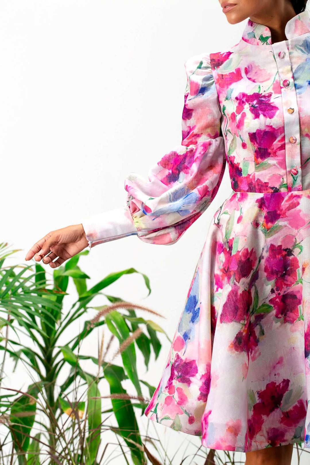 Liora long sleeves Mini Dress