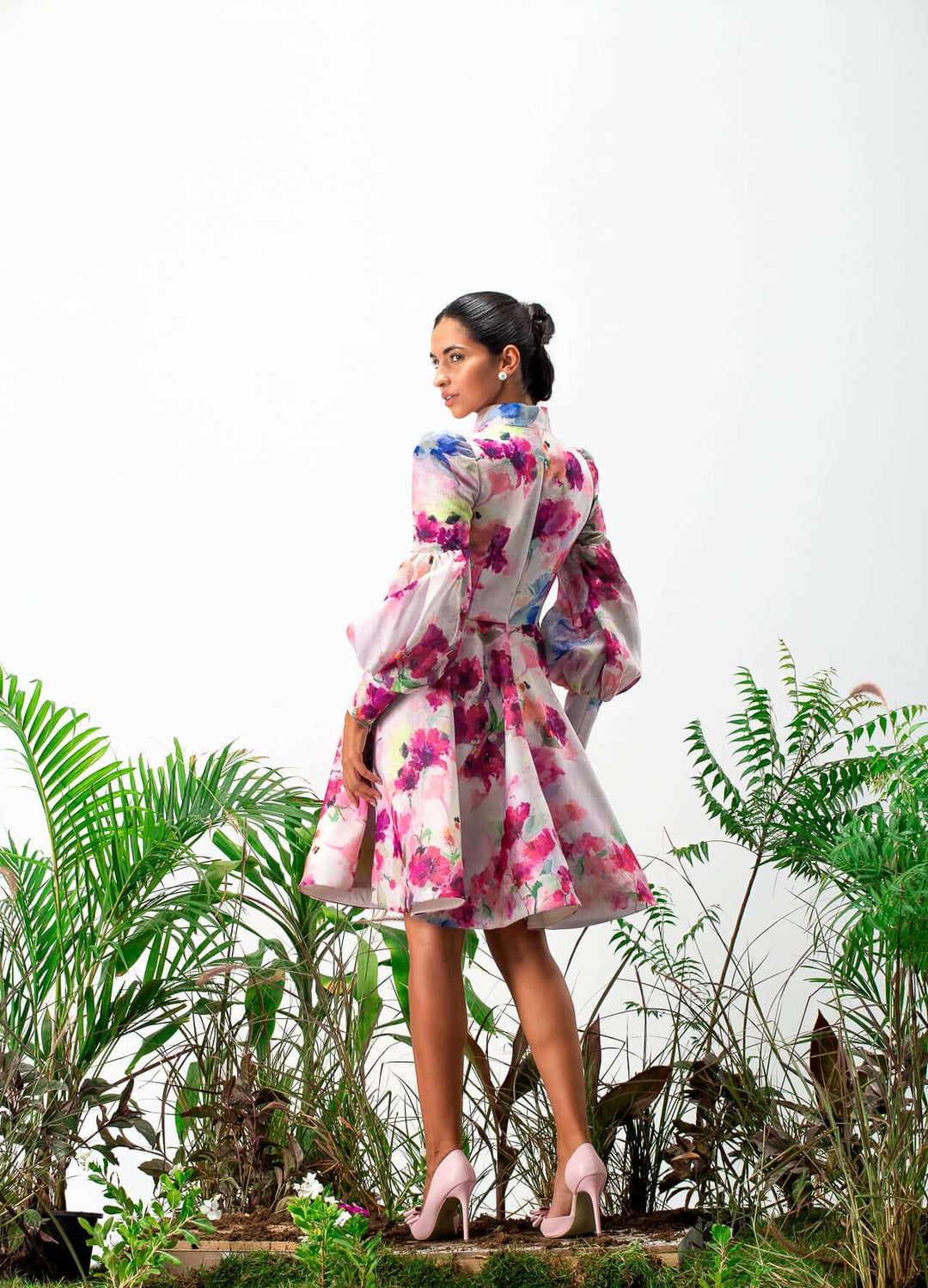 Liora long sleeves Mini Dress