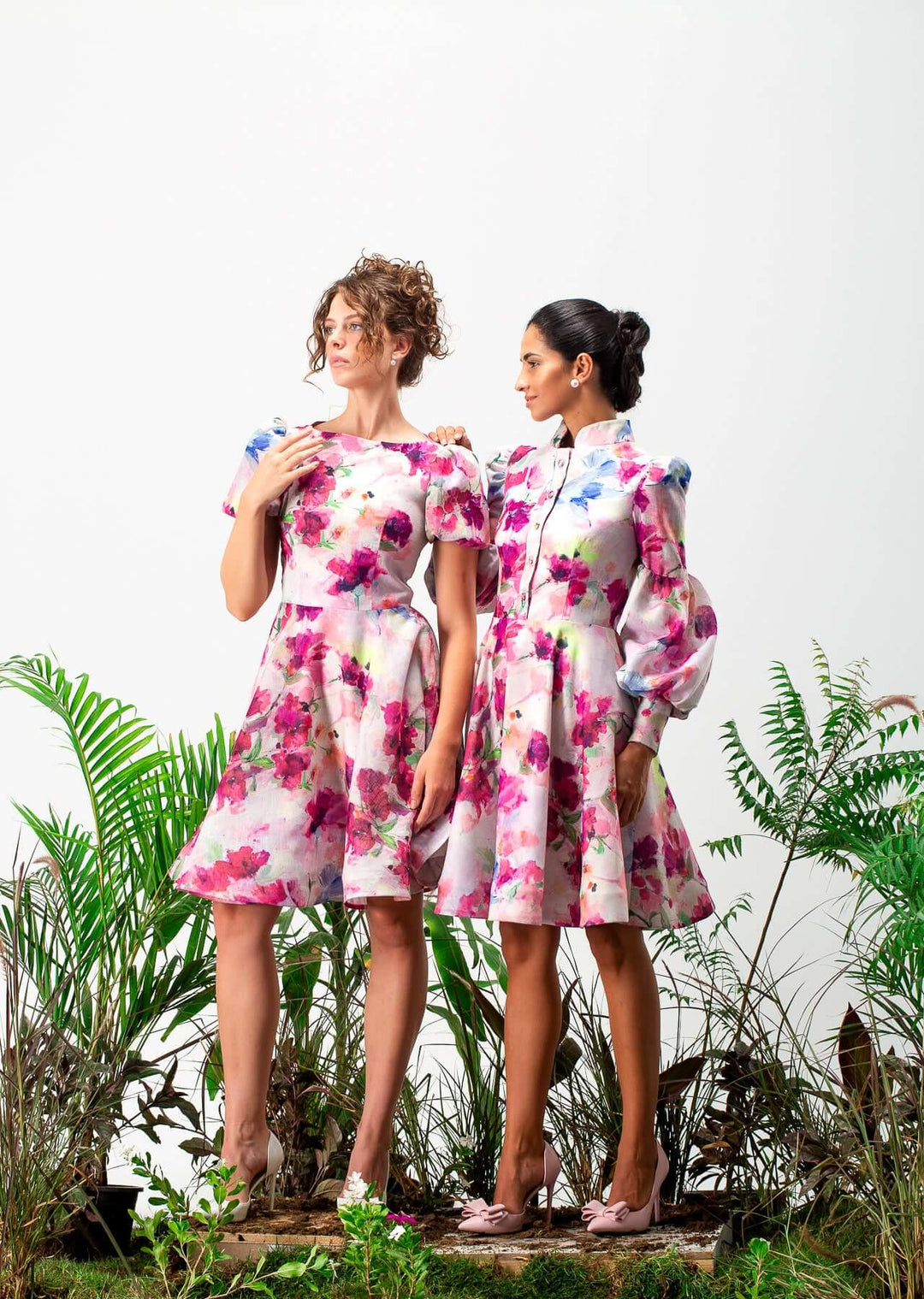 Liora long sleeves Mini Dress