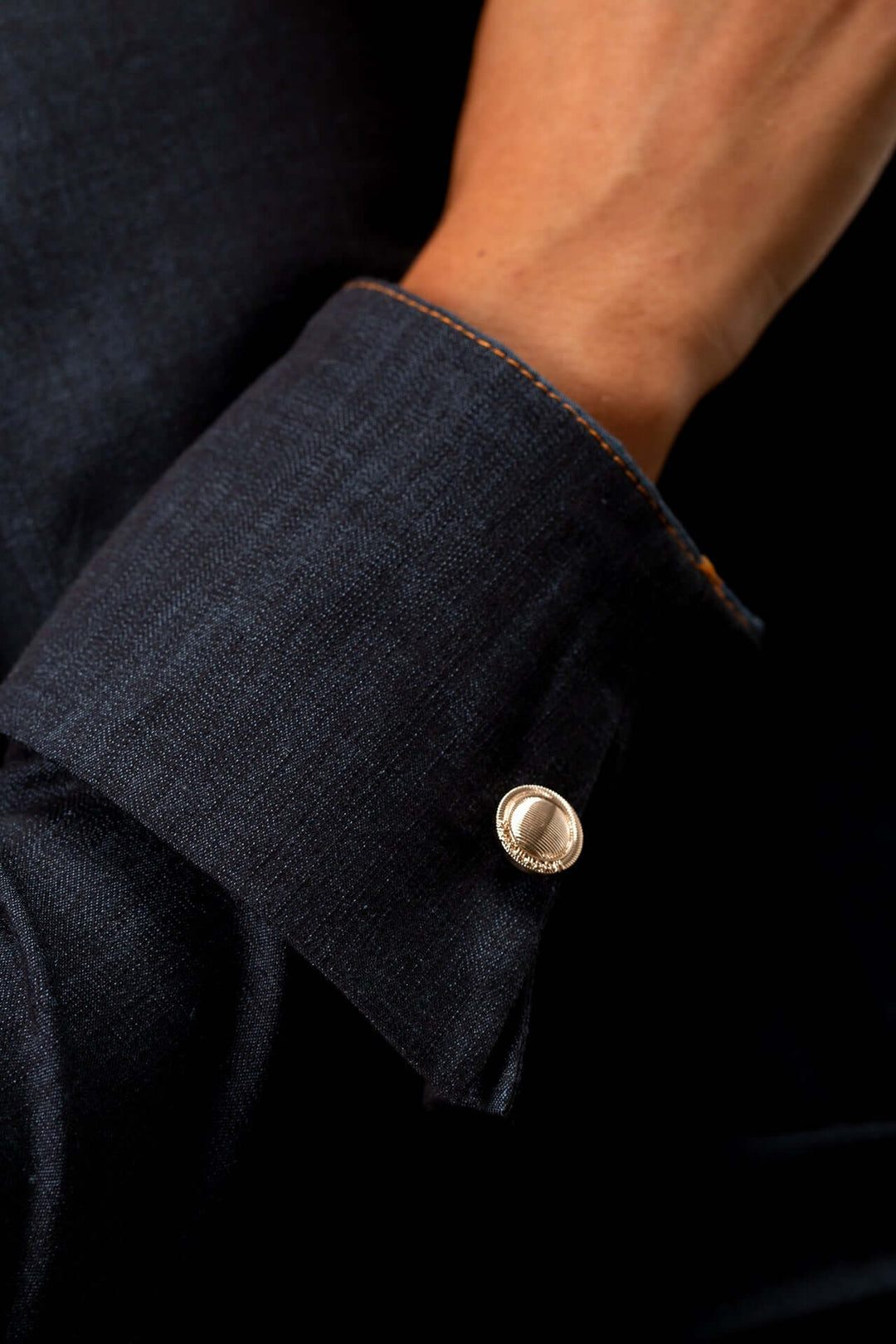 Noir Denim Wrap Dress