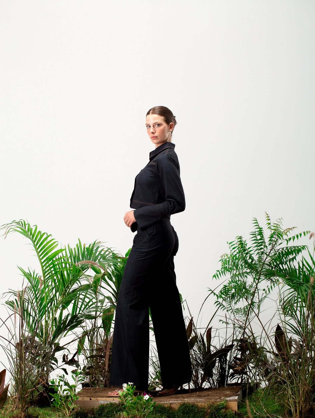 بلوزة حرير غير تقليدية