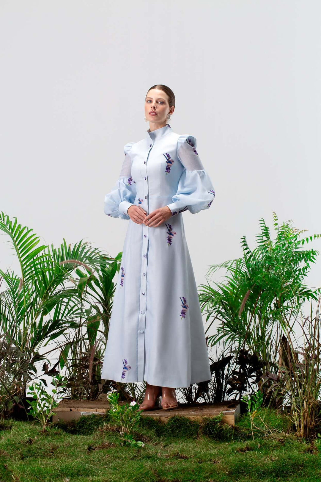 Ralina long sleeves maxi dress