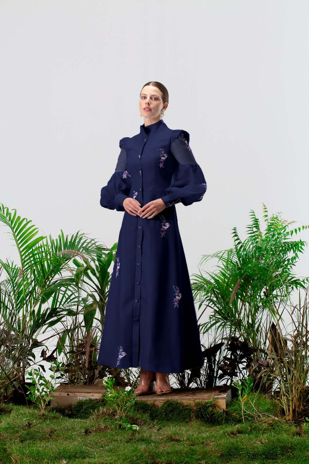 Ralina long sleeves maxi dress