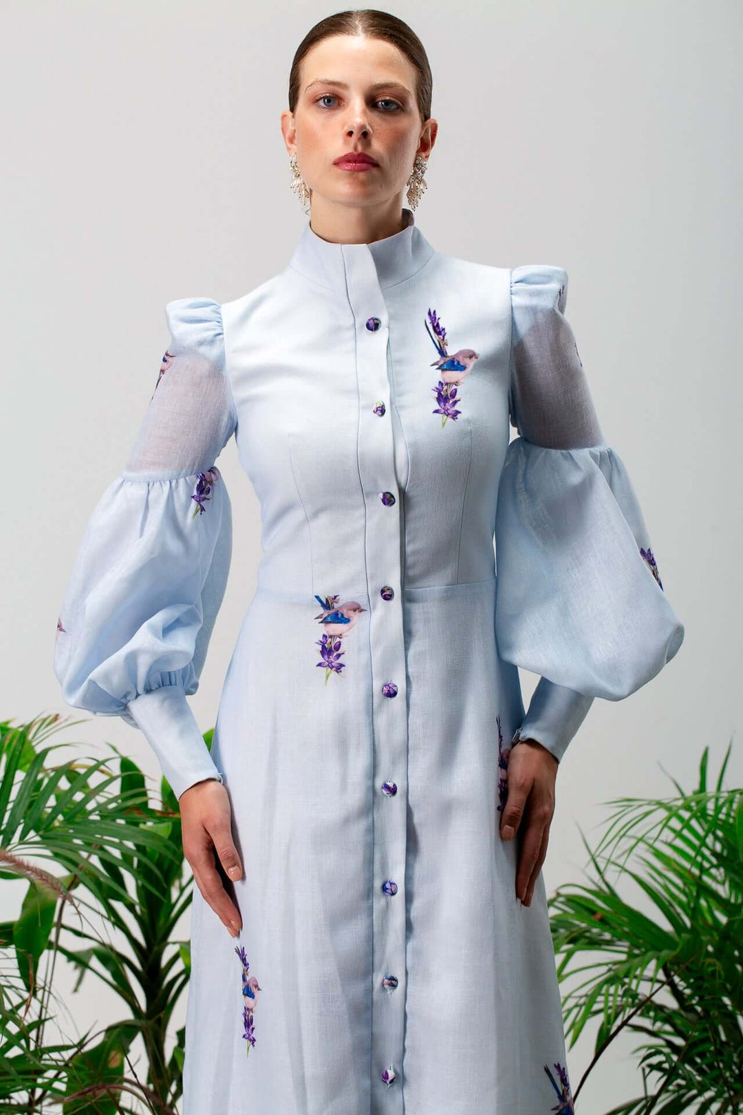 Ralina long sleeves maxi dress