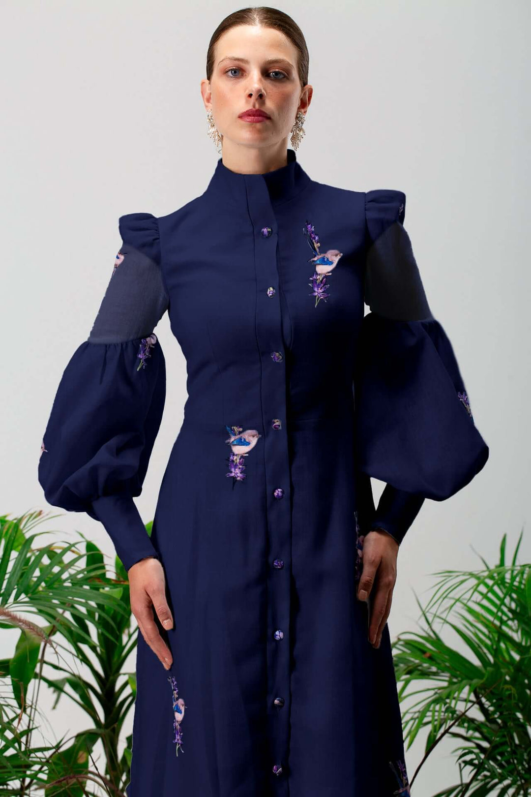 Ralina long sleeves maxi dress