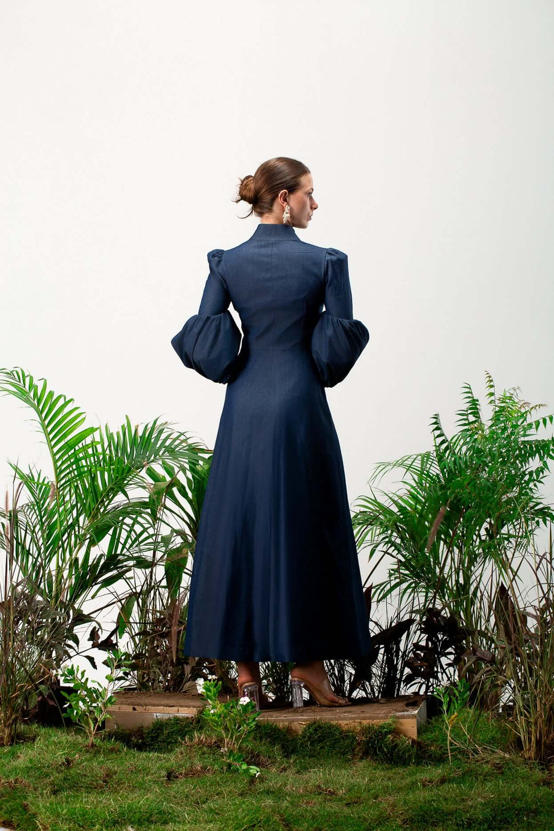 Aveline long sleeves maxi dress