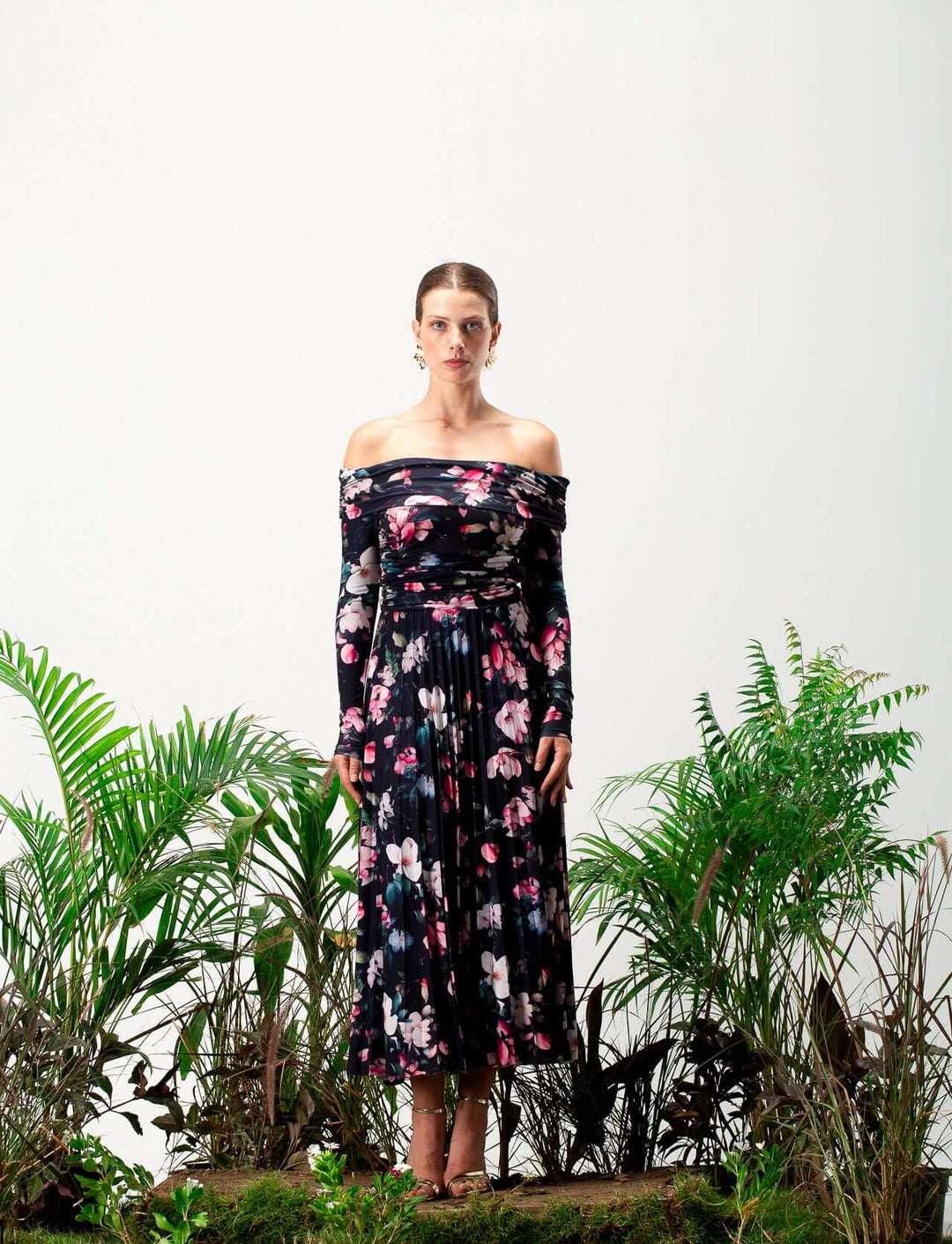 Meliora Long-Sleeve Maxi Dress