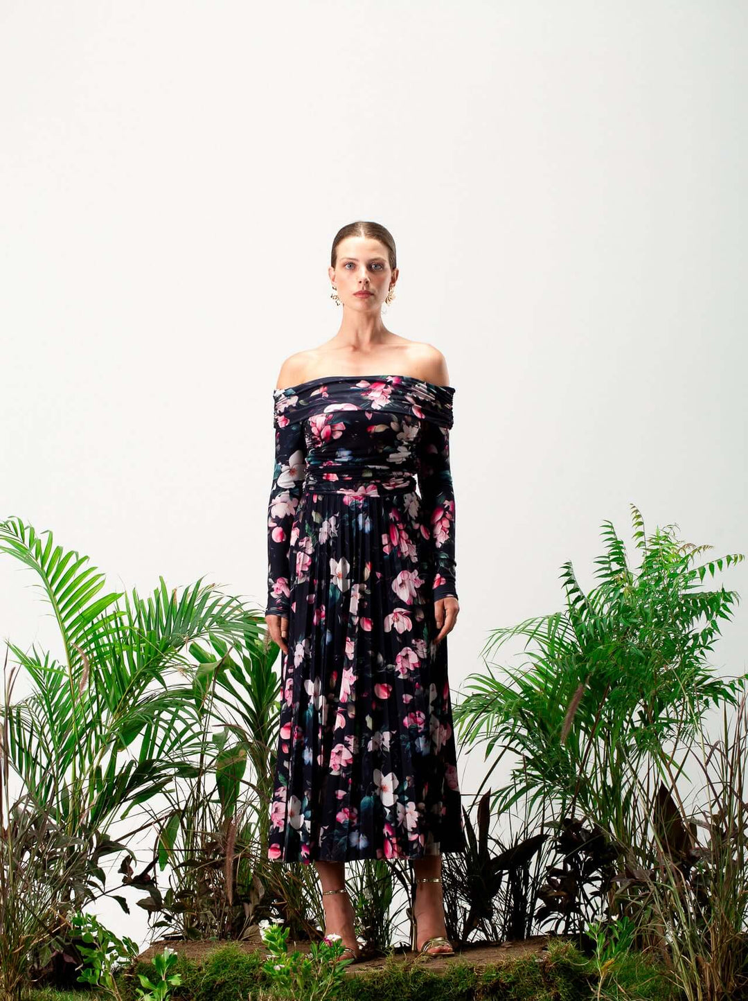 Meliora Long-Sleeve Maxi Dress