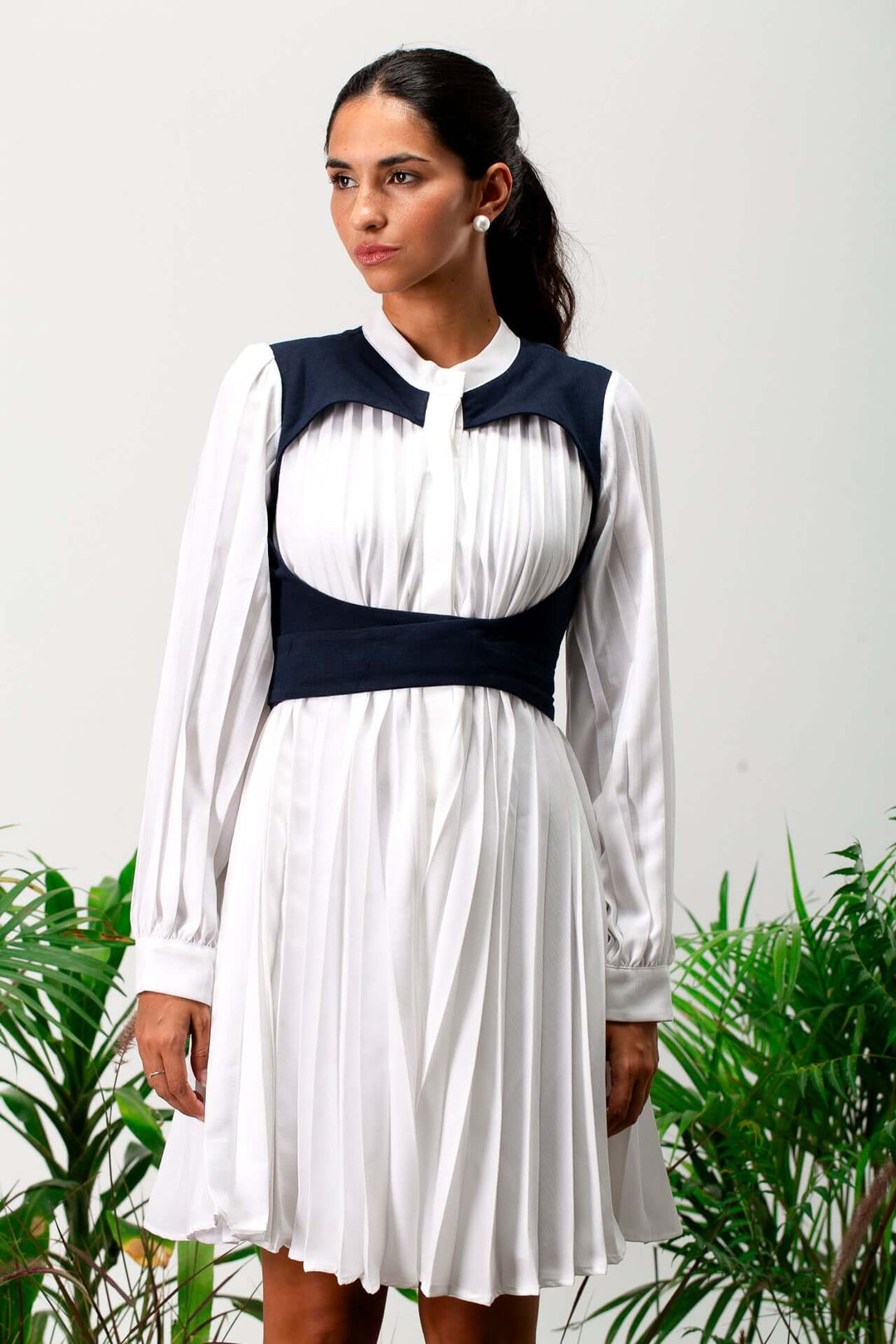 بلوزة حرير غير تقليدية