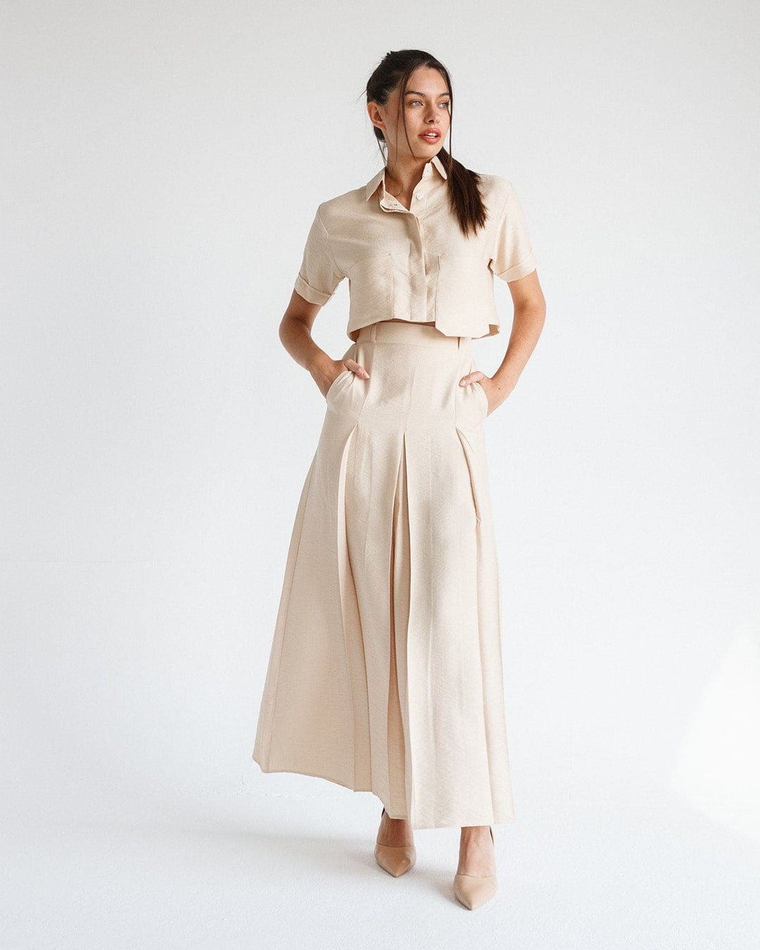 LINEN SKIRT