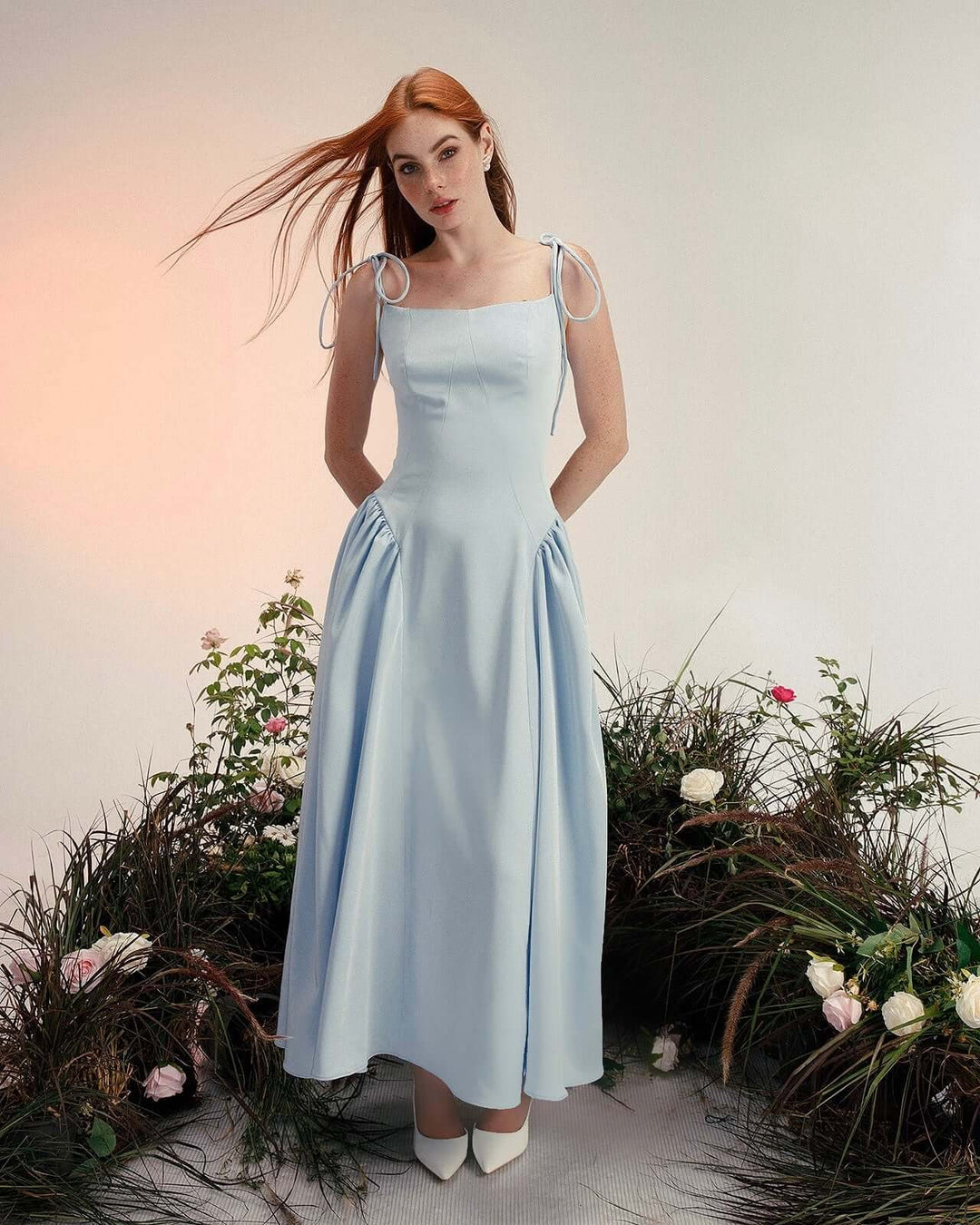 فستان بيكي الساتان