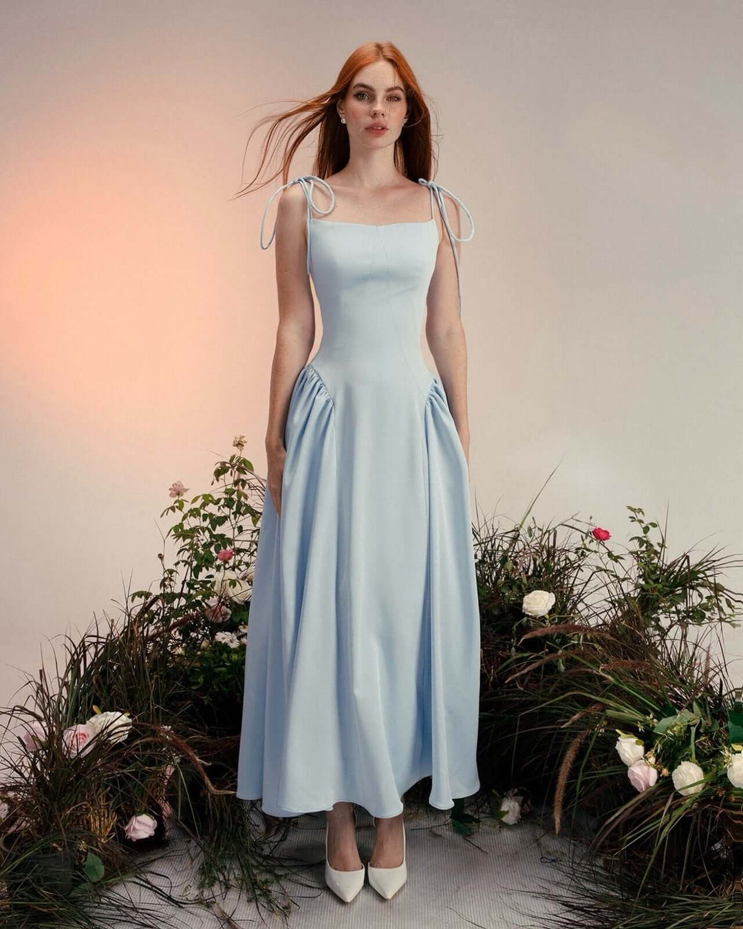 فستان بيكي الساتان