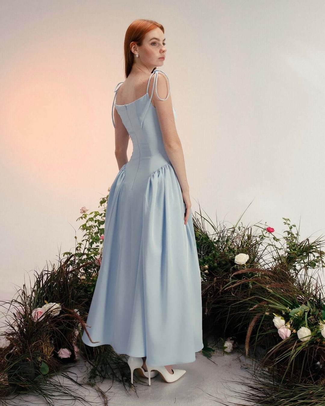 فستان بيكي الساتان