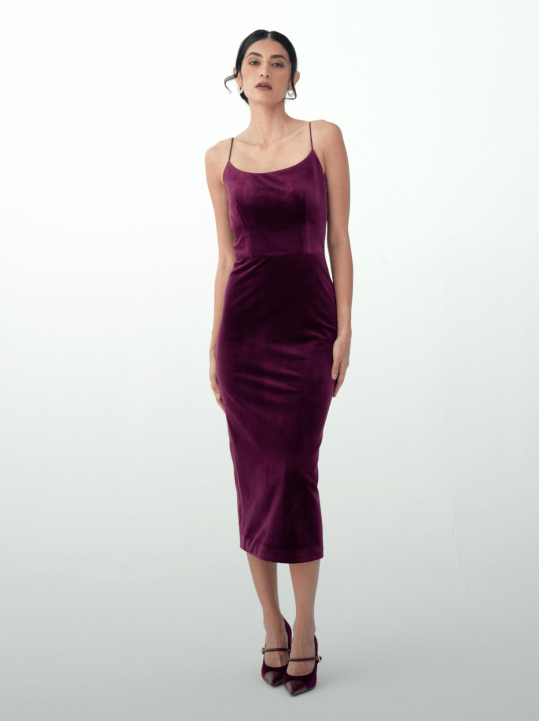 فستان النبيذ الملكي