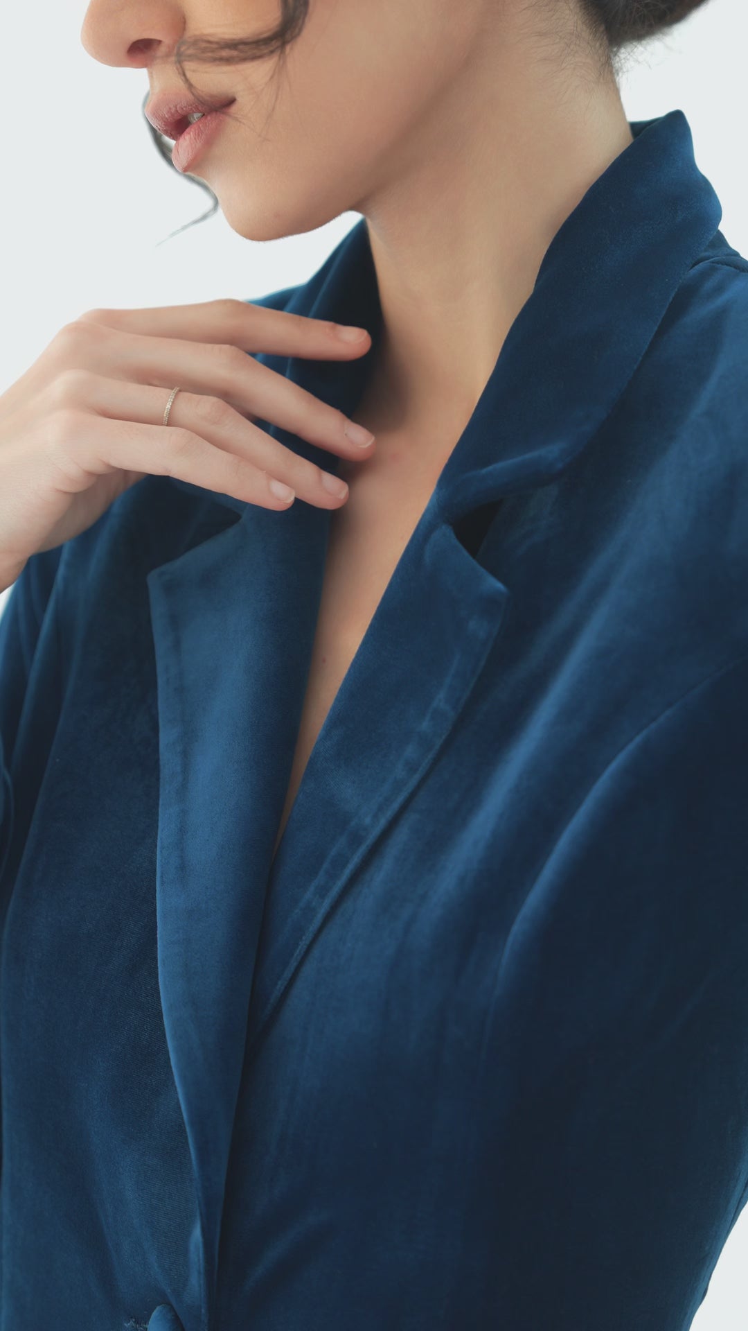 فستان بليزر طويل