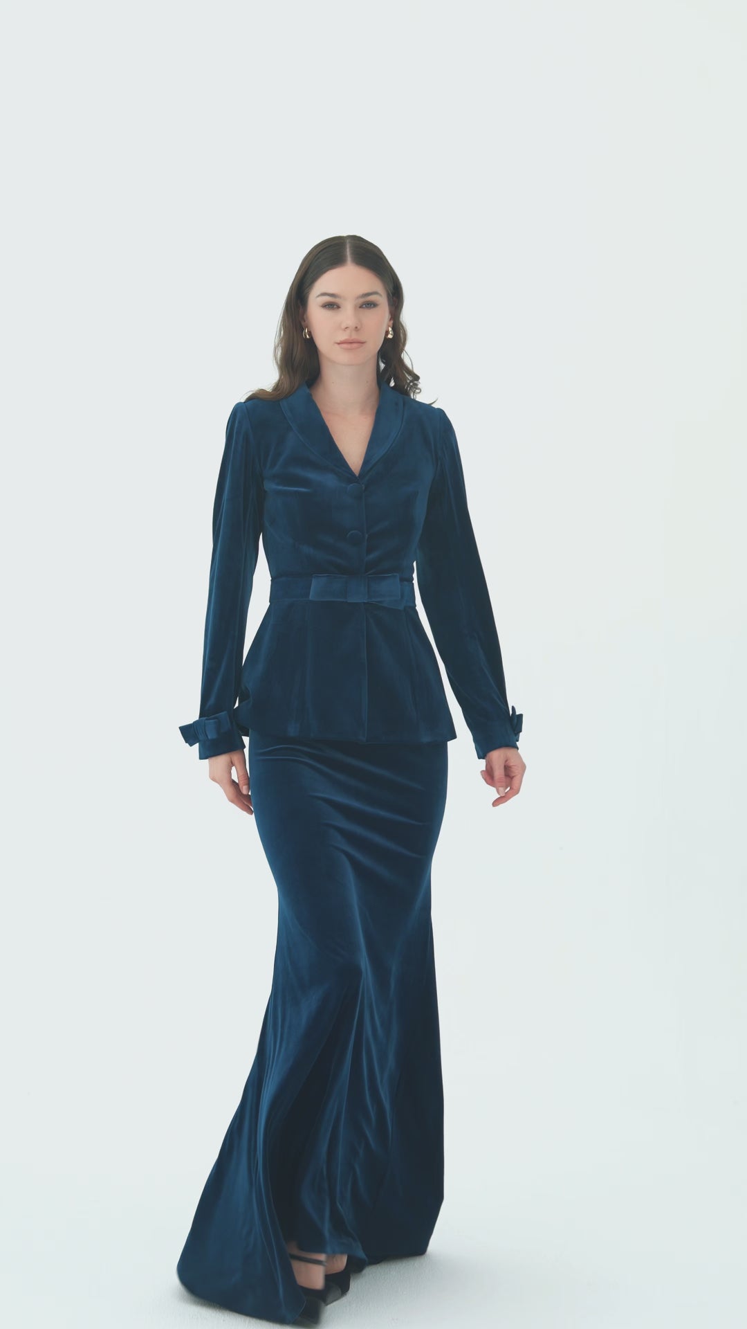 Twilight Velvet blazer skirt