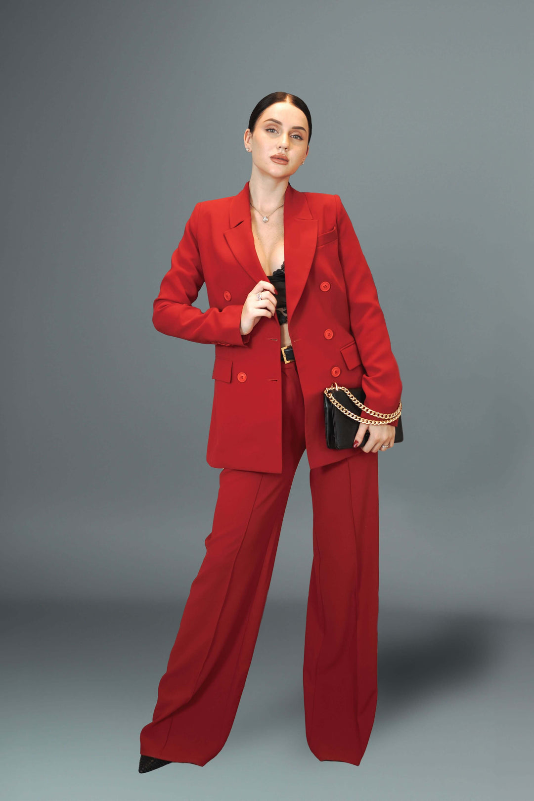 بليزر مزدوج الصدر